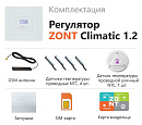 ZONT Climatic 1.2 Погодозависимый автоматический GSM / Wi-Fi регулятор (1 ГВС + 2 прямых/смесительных) с доставкой в Нефтекамск